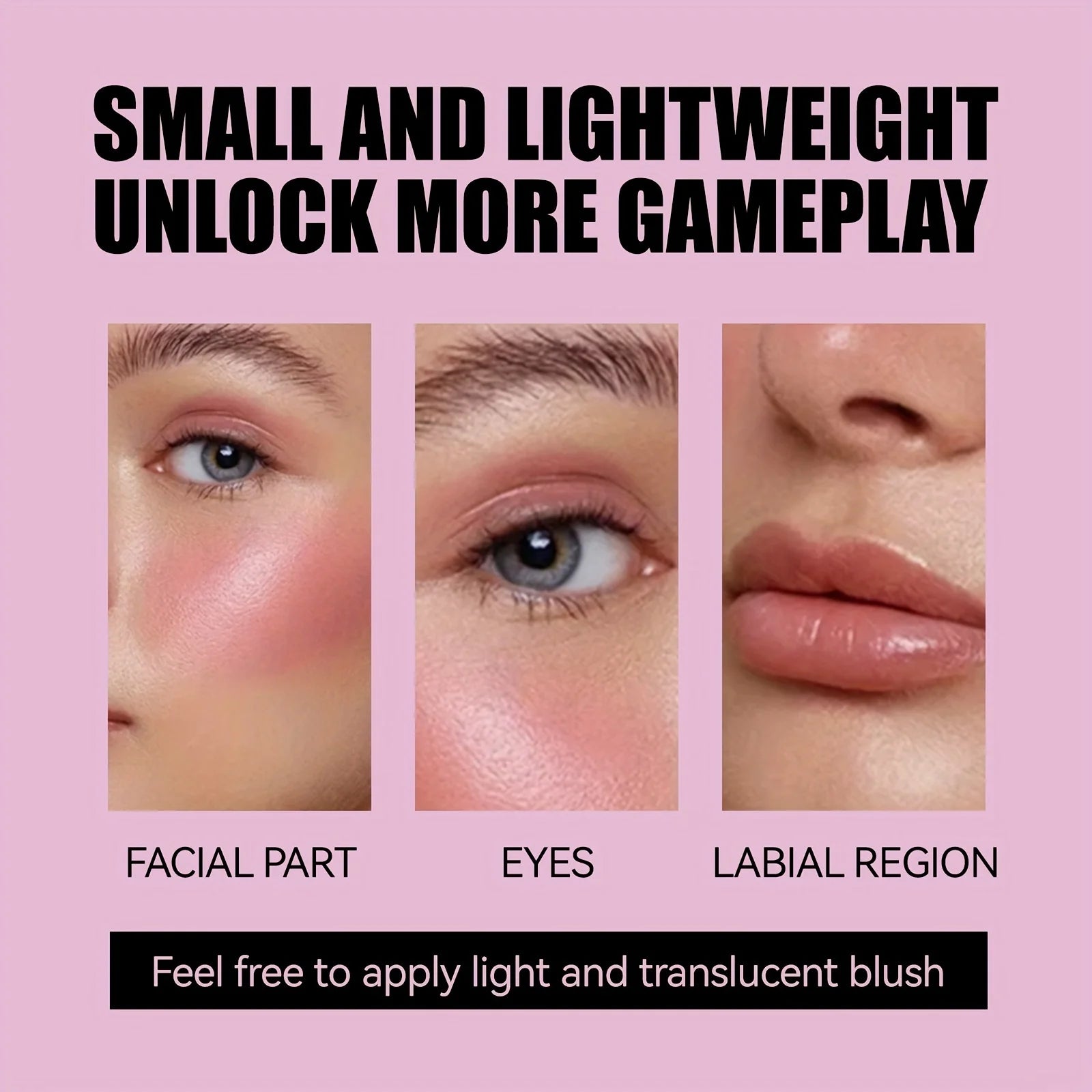 Jelly Blush Stick Lip and Cheek Stick, Multi-purpose Jelly Tint Jelly Blush, Water Jelly Tint,Blush Cooling Water Tint Sheer Lip