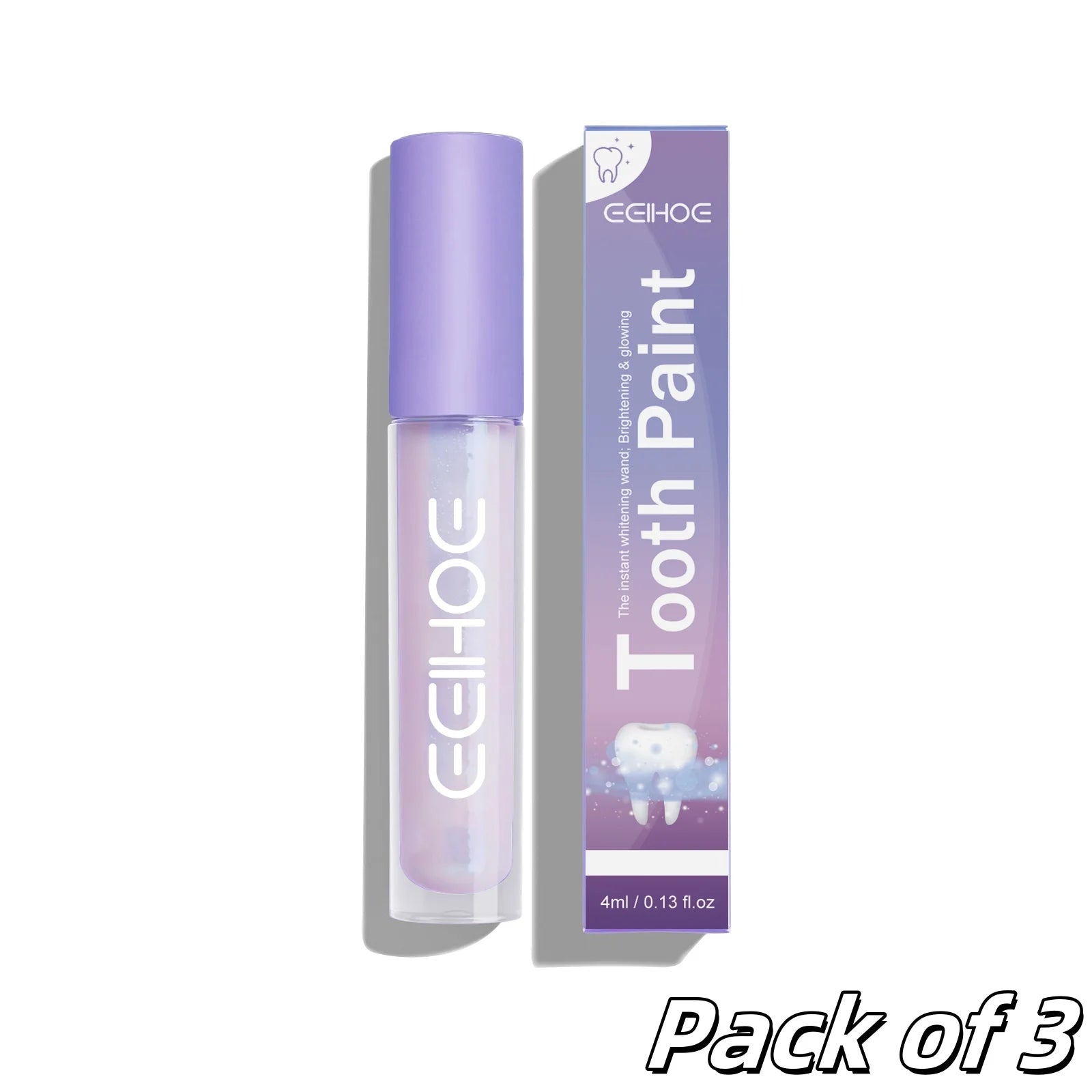 Teeth Whitening Paint Kit To Whiten Teeth,Remove Tooth Pigments and Stains,Instant Natural White Paint Mild Tooth Polish Uptight