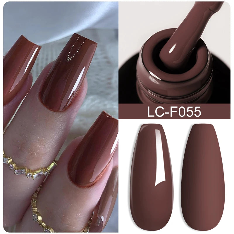 LILYCUTE 7ML Silver Gold Colorful Glitter Gel  Nail Polish Spring Sparkling Sequins Semi Permanent Soak Off Nail Art Gel Varnish