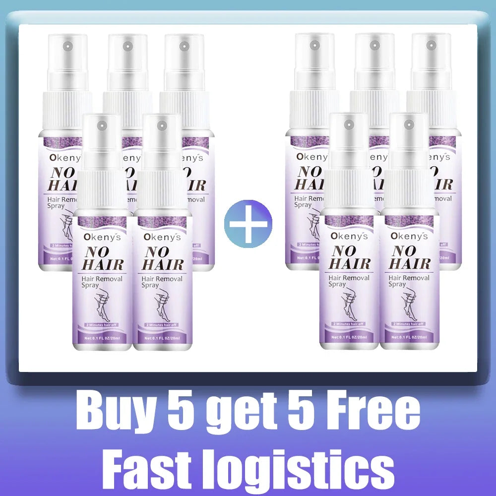 Permanent, painless hair removal spray, axila, legs, arms, hair remover, hair growth inhibitor, nutritious repair, body care
