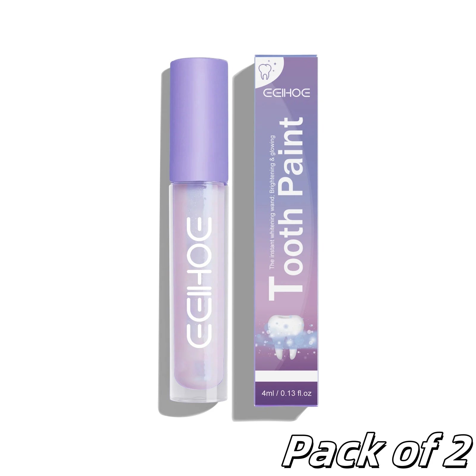 Teeth Whitening Paint Kit To Whiten Teeth,Remove Tooth Pigments and Stains,Instant Natural White Paint Mild Tooth Polish Uptight