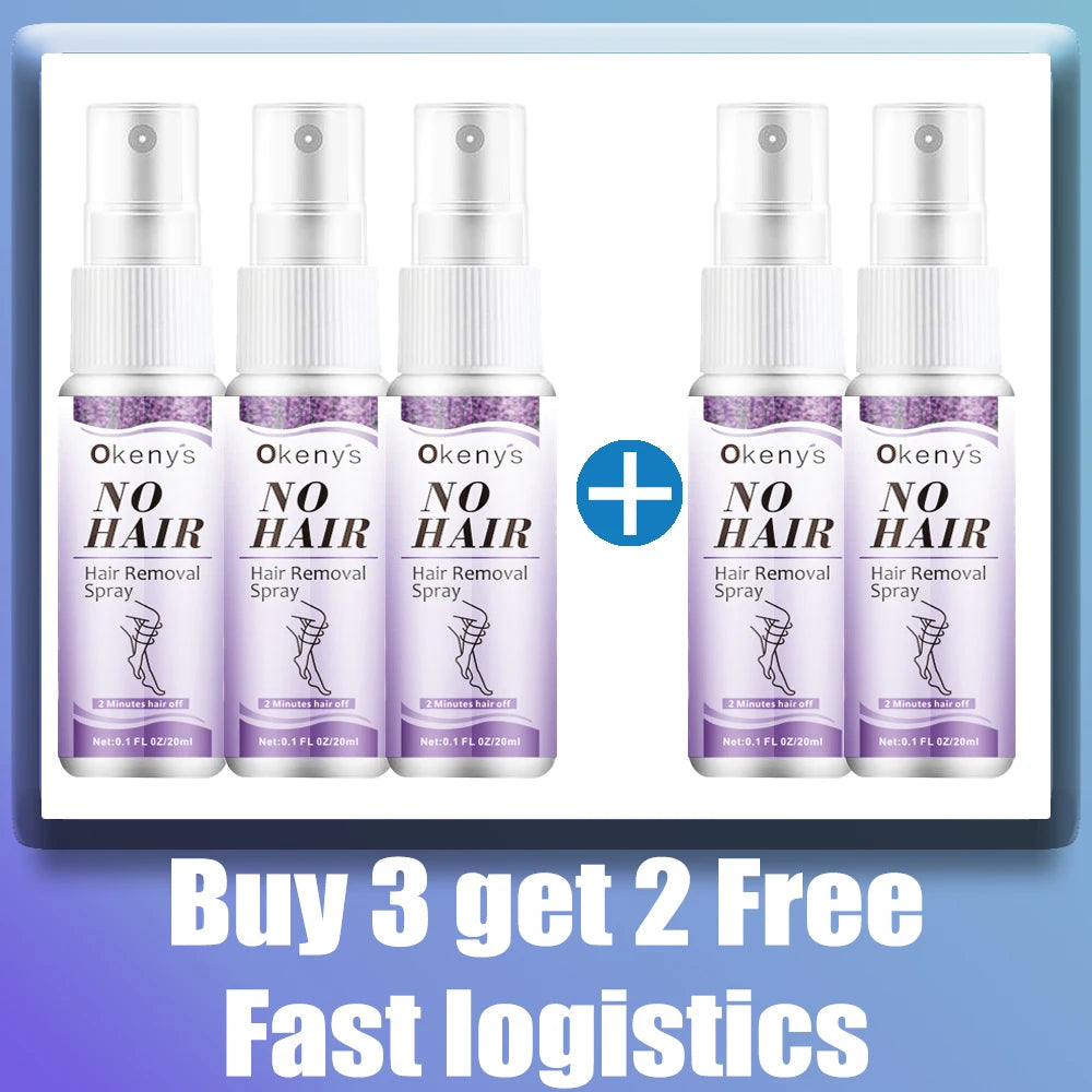 Permanent, painless hair removal spray, axila, legs, arms, hair remover, hair growth inhibitor, nutritious repair, body care