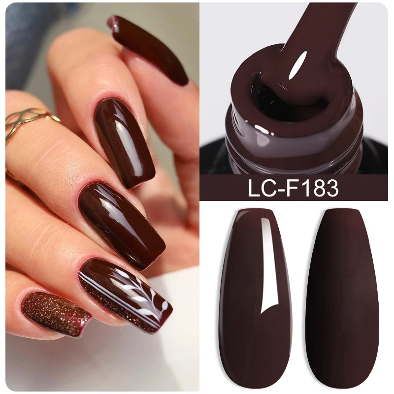 LILYCUTE 7ML Silver Gold Colorful Glitter Gel  Nail Polish Spring Sparkling Sequins Semi Permanent Soak Off Nail Art Gel Varnish