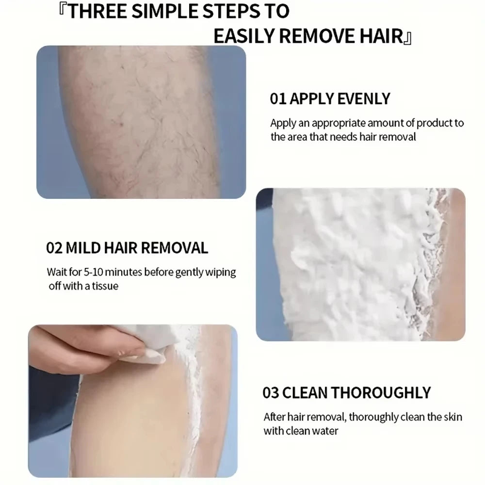 Painless Depilatory Cream Body Painless Effective Hair Removal Cream For Men Whitening Hand Leg Armpit Hair Loss