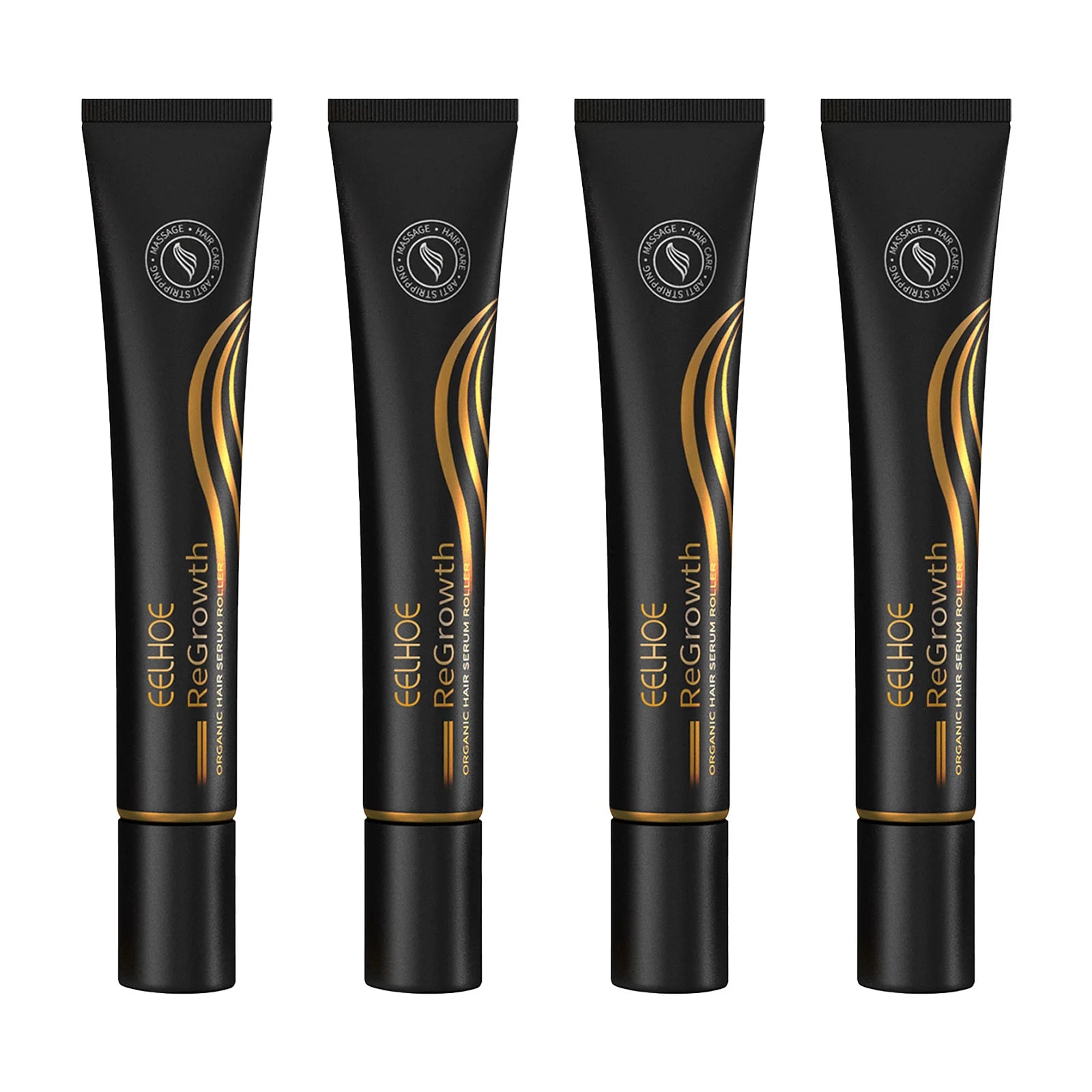 EELHOE Regrowth Hair Serum With Roller Massage Scalp Pure Natural Nourishing Roots Prevent Hair Loss Damage Thickness Hairs Care