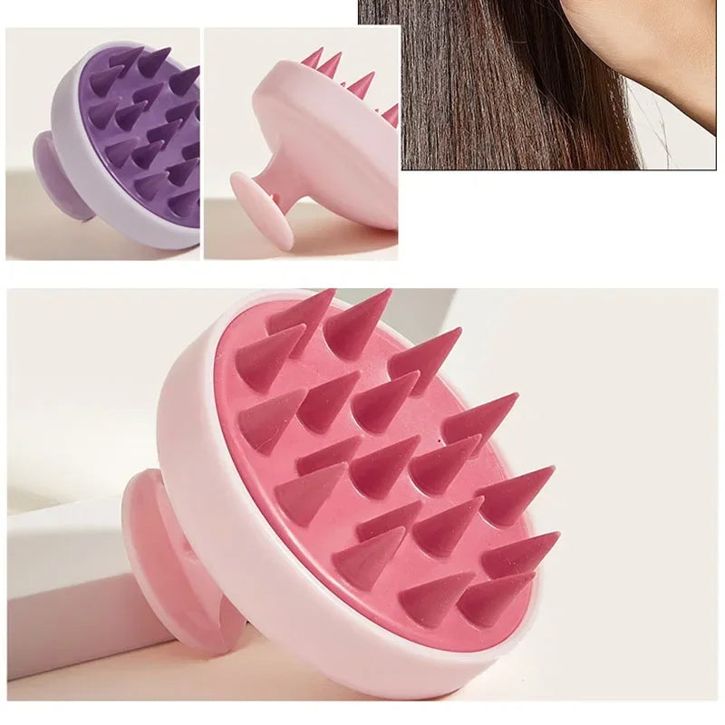 Silicone Shampoo Scalp Hair Massager Shampoo Massage Comb Bath Massage Brush Scalp Massager Shower Brush Comb Care Hair Tool