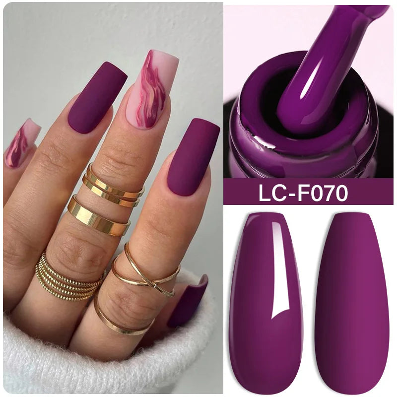 LILYCUTE 7ML Silver Gold Colorful Glitter Gel  Nail Polish Spring Sparkling Sequins Semi Permanent Soak Off Nail Art Gel Varnish